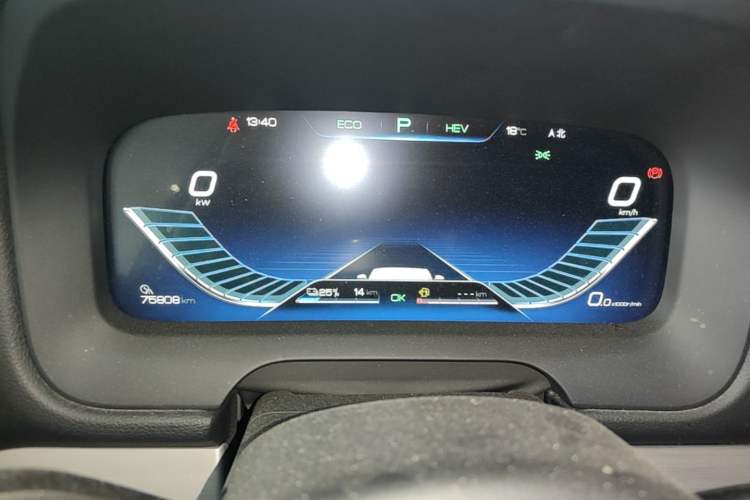Used BYD Tang New Energy 2019 DM 2.0T All-Wheel Drive Smart Connect Enjoyment Model 5 Seats China VI Standard Instrument Cluster