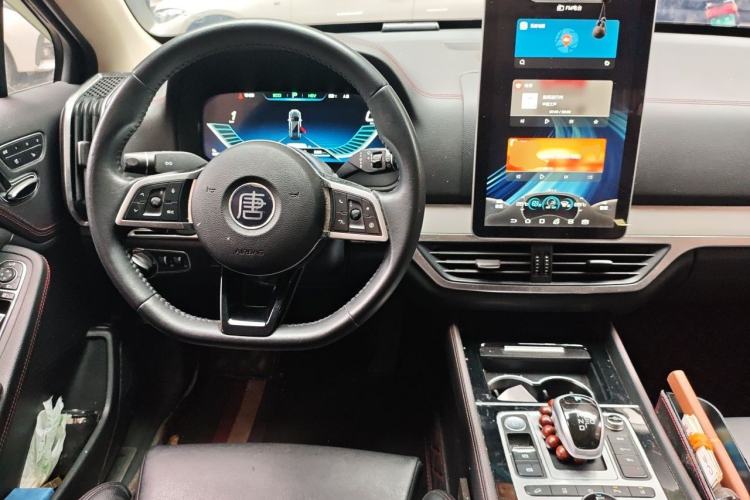 Used BYD Tang New Energy 2019 DM 2.0T All-Wheel Drive Connected Leading Model 7 Seats China VI Standard Steering Wheel