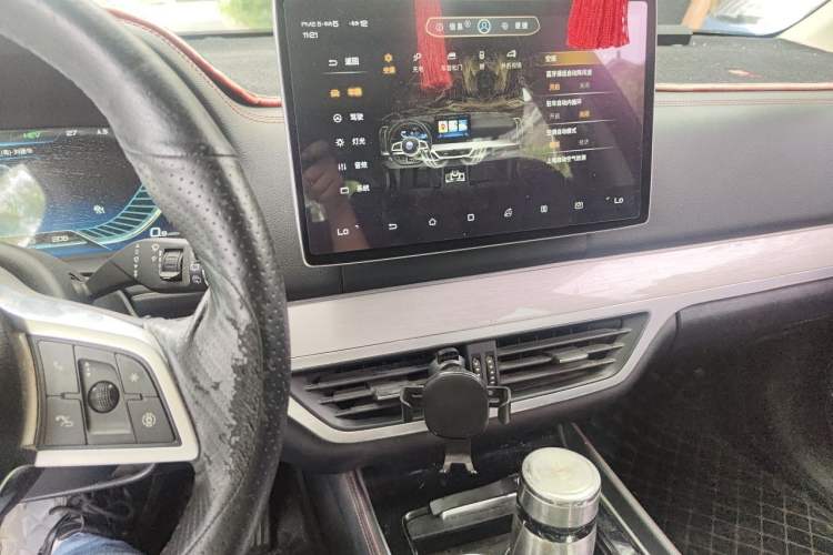 Used BYD Tang New Energy 2019 DM 2.0T All-Wheel Drive Smart Connectivity Enjoyment Model 7 Seats China VI Standard Audio And AC Panel