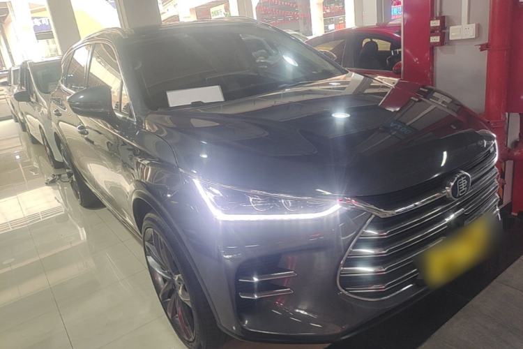 Used BYD Tang New Energy 2019 DM 2.0T All-Wheel Drive Connected Leading Model 7 Seats China VI Standard Front Right 45 Deg