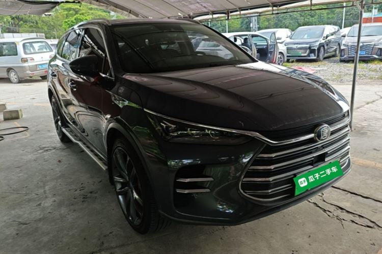 Used BYD Tang New Energy 2019 DM 2.0T All-Wheel Drive Connected Leading Model 7 Seats China VI Standard Front Right 45 Deg