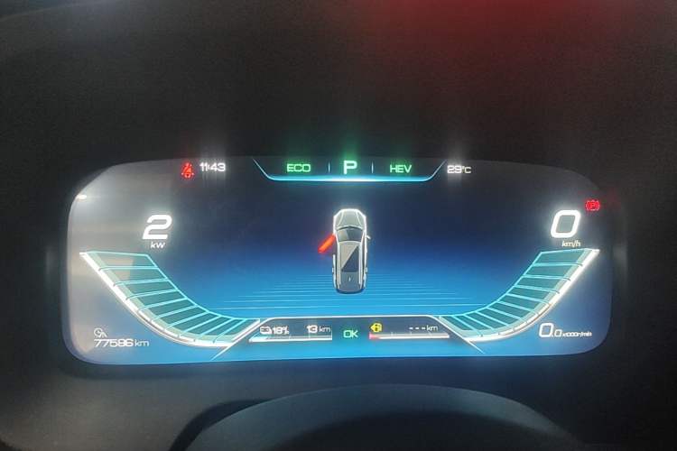 Used BYD Tang New Energy 2019 DM 2.0T All-Wheel Drive Connected Leading Model 7 Seats China VI Standard Instrument Cluster
