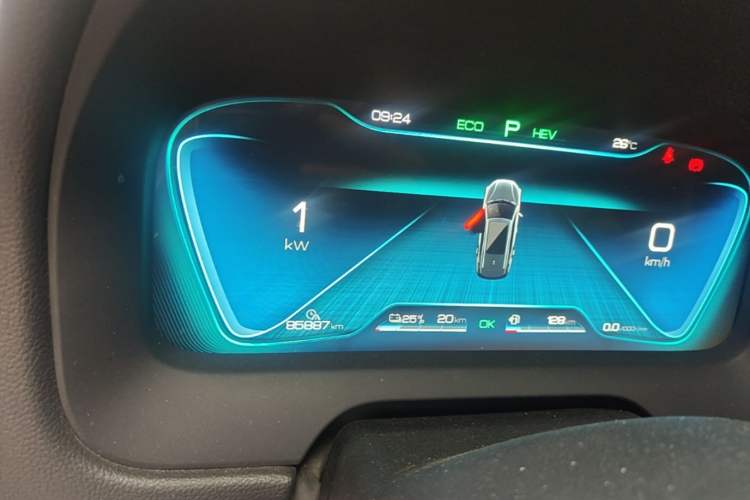 Used BYD Tang New Energy 2019 DM 2.0T All-Wheel Drive Connected Innovation Edition 7 Seats China VI Standard Instrument Cluster