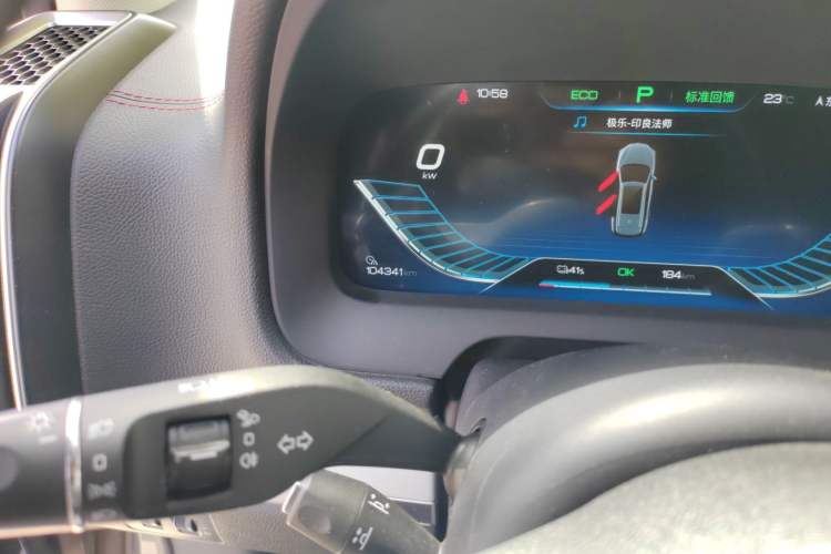 Used BYD Tang New Energy 2019 EV600D Four-Wheel Drive Smart Connect Genesis Edition Odometer Close Up