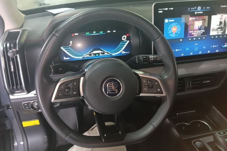 Used BYD Tang New Energy 2019 DM 2.0T All-Wheel Drive Smart Connect & Enjoyment Model 6 Seats China VI Standard Steering Wheel