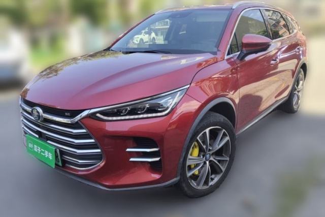 Used BYD Tang New Energy 2019 DM 2.0T All-Wheel Drive Smart Connectivity Enjoyment Model 7 Seats China VI Standard