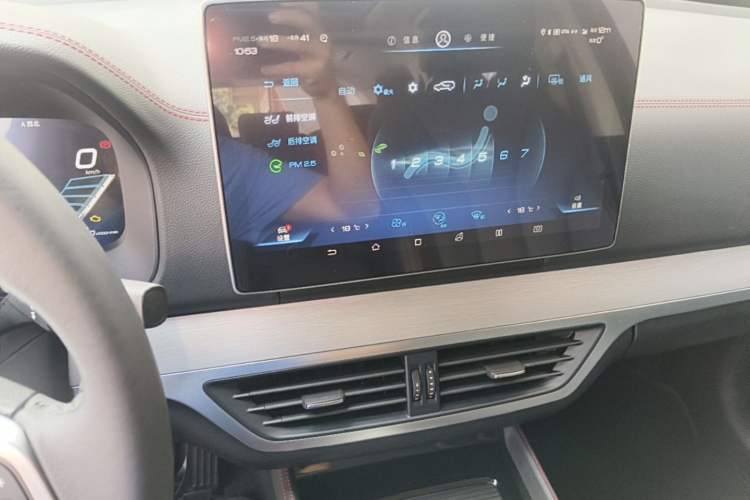Used BYD Tang New Energy 2019 DM 2.0T All-Wheel Drive Smart Connectivity Enjoyment Model 7 Seats China VI Standard Audio And AC Panel