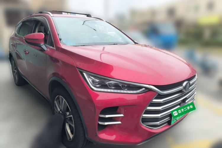Used BYD Tang New Energy 2019 DM 2.0T All-Wheel Drive Smart Connectivity Enjoyment Model 7 Seats China VI Standard Front Right 45 Deg