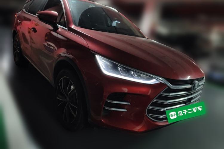Used BYD Tang New Energy 2019 DM 2.0T All-Wheel Drive Smart Connectivity Enjoyment Model 7 Seats China VI Standard Front Right 45 Deg
