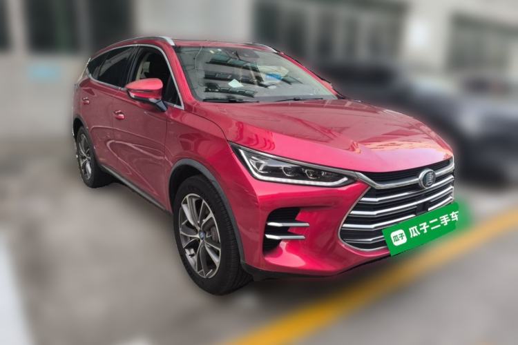 Used BYD Tang New Energy 2019 DM 2.0T All-Wheel Drive Smart Connectivity Enjoyment Model 7 Seats China VI Standard Front Right 45 Deg
