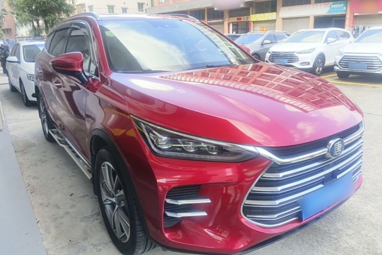 Used BYD Tang New Energy 2019 DM 2.0T All-Wheel Drive Smart Connectivity Enjoyment Model 7 Seats China VI Standard Front Right 45 Deg