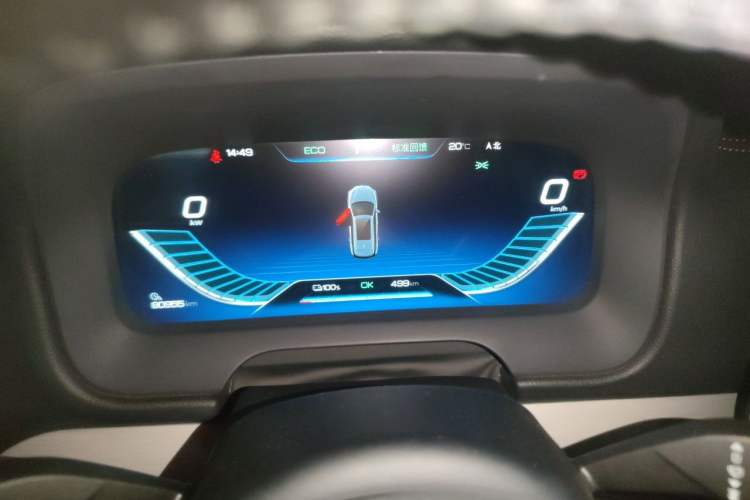 Used BYD Tang New Energy 2019 EV600D Four-Wheel Drive Smart Connectivity Leading Model Instrument Cluster