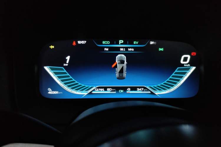 Used BYD Tang New Energy 2019 DM 2.0T All-Wheel Drive Smart Connectivity Enjoyment Model 7 Seats China VI Standard Instrument Cluster