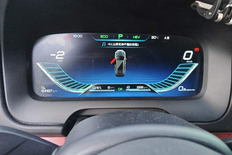 Used BYD Tang New Energy 2019 DM 2.0T All-Wheel Drive Smart Connectivity Enjoyment Model 7 Seats China VI Standard Instrument Cluster