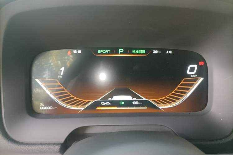 Used BYD Tang New Energy 2019 EV600D Four-Wheel Drive Smart Connectivity Leading Model Instrument Cluster