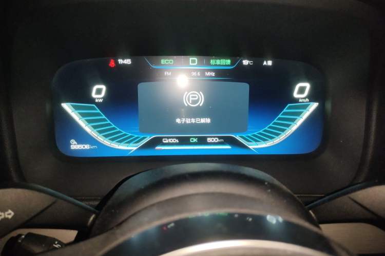 Used BYD Tang New Energy 2019 EV600D Four-Wheel Drive Smart Connectivity Leading Model Instrument Cluster