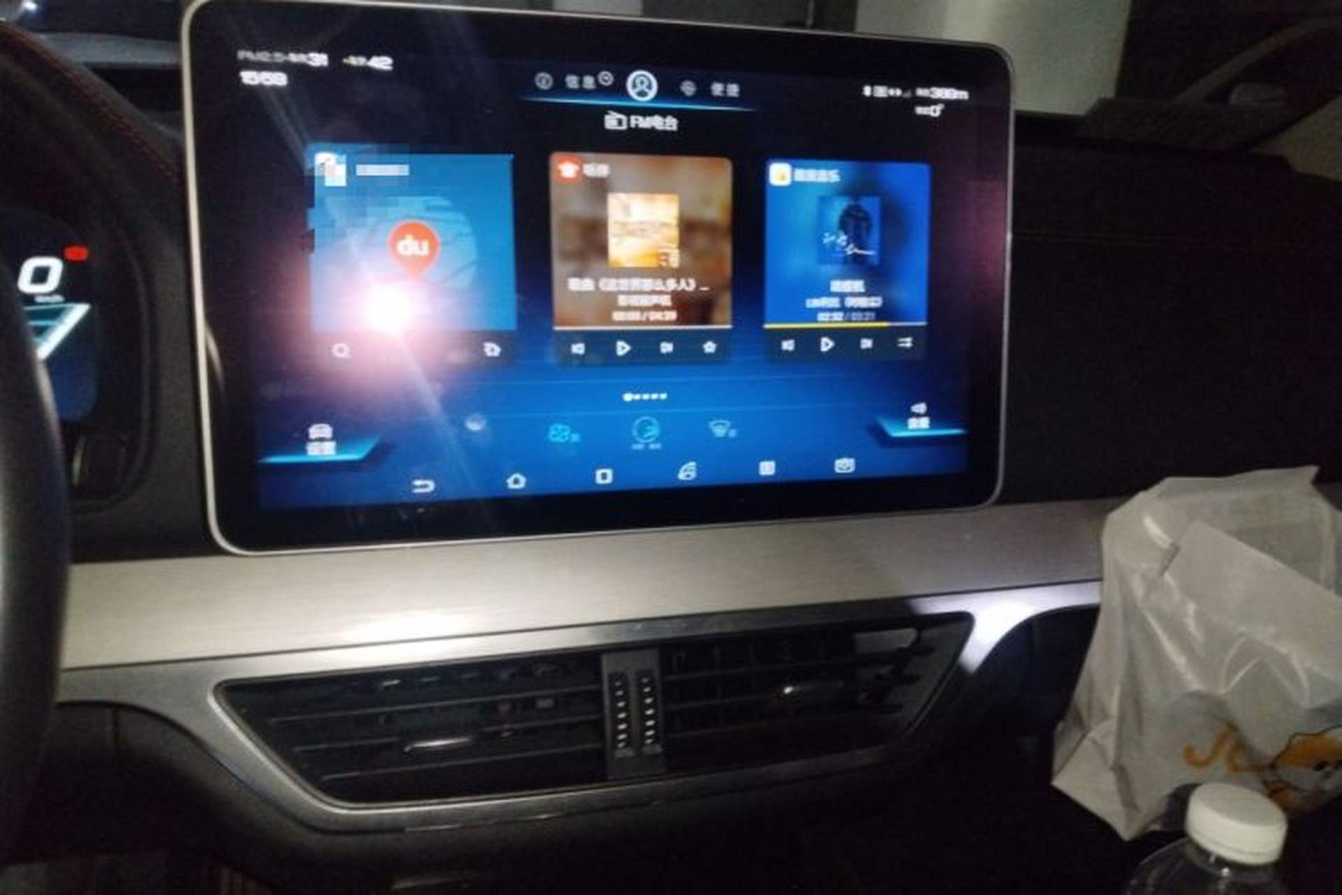 Used BYD Tang New Energy 2019 EV600D Four-Wheel Drive Smart Connect Genesis Edition Audio And AC Panel