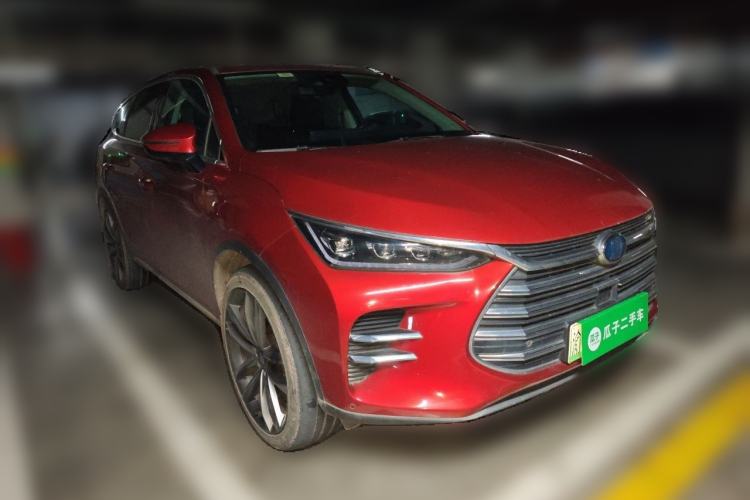 Used BYD Tang New Energy 2019 DM 2.0T All-Wheel Drive Connected Leading Model 7 Seats China VI Standard Front Right 45 Deg