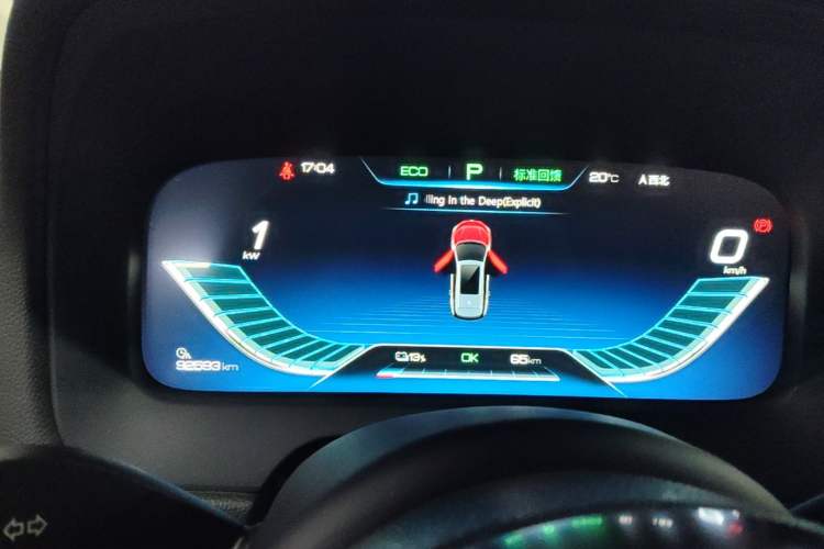 Used BYD Tang New Energy 2019 EV600D Four-Wheel Drive Smart Connect Genesis Edition Instrument Cluster