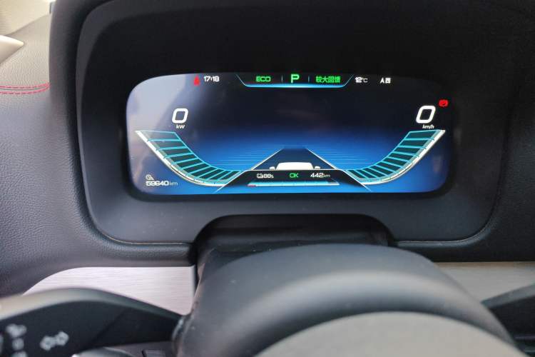 Used BYD Tang New Energy 2019 EV600D Four-Wheel Drive Smart Connectivity Leading Model Instrument Cluster