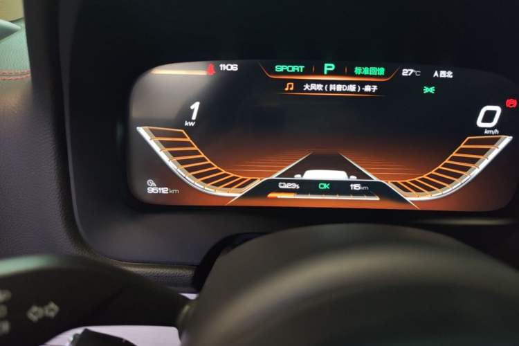 Used BYD Tang New Energy 2019 EV600D Four-Wheel Drive Smart Connectivity Leading Model Instrument Cluster