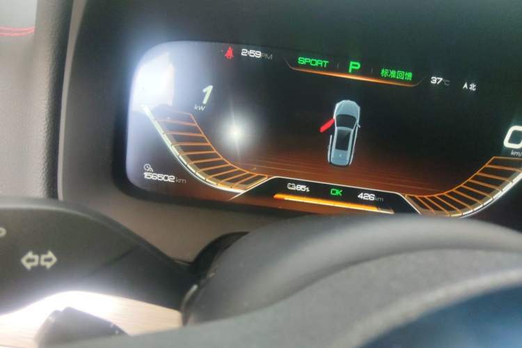 Used BYD Tang New Energy 2019 EV600D Four-Wheel Drive Smart Connect Genesis Edition Odometer Close Up