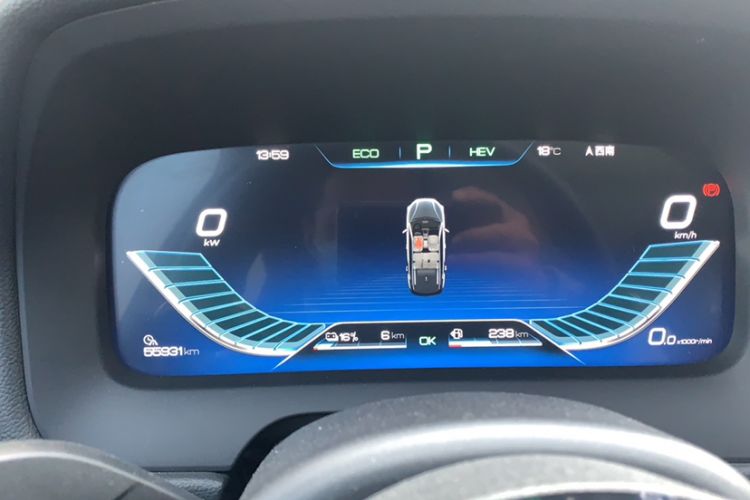 Used BYD Tang New Energy 2019 DM 2.0T All-Wheel Drive Smart Connect Enjoyment Model 5 Seats China VI Standard Odometer Close Up