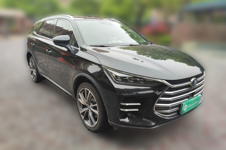 Used BYD Tang New Energy 2020 DM 2.0T Dual-Engine All-Wheel Drive Prestige 7-Seater China VI Standard Front Right 45 Deg