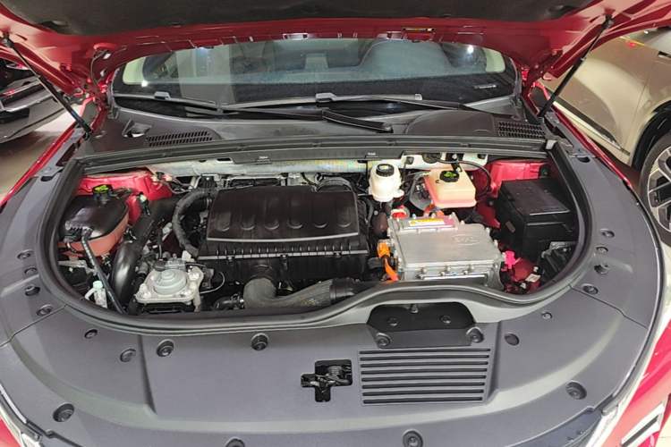 Used BYD Tang New Energy 2020 DM 2.0T Dual-Engine All-Wheel Drive Prestige 7-Seater China VI Standard Engine Bay