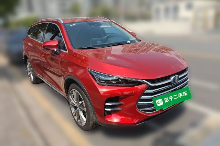 Used BYD Tang New Energy 2020 DM 2.0T Dual-Engine All-Wheel Drive Prestige 7-Seater China VI Standard Front Right 45 Deg