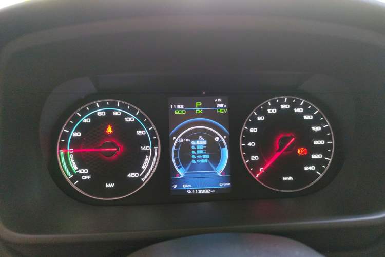 Used BYD Tang New Energy 2020 DM 2.0T Dual-Engine All-Wheel Drive Prestige 7-Seater China VI Standard Instrument Cluster