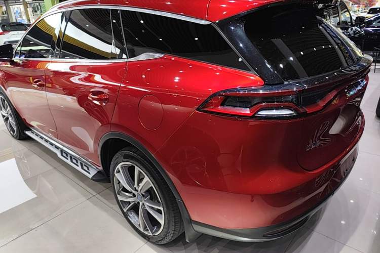 Used BYD Tang New Energy 2020 DM 2.0T Dual-Engine All-Wheel Drive Prestige 7-Seater China VI Standard Rear Left 45 Deg