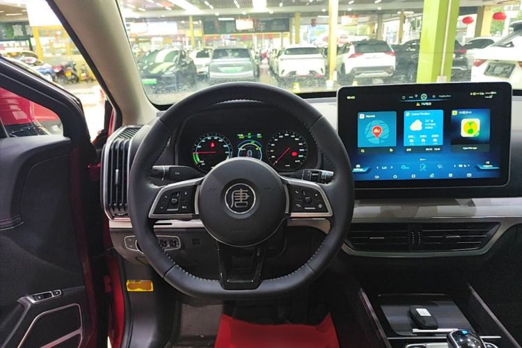 Used BYD Tang New Energy 2020 DM 2.0T Dual-Engine All-Wheel Drive Prestige 7-Seater China VI Standard Steering Wheel