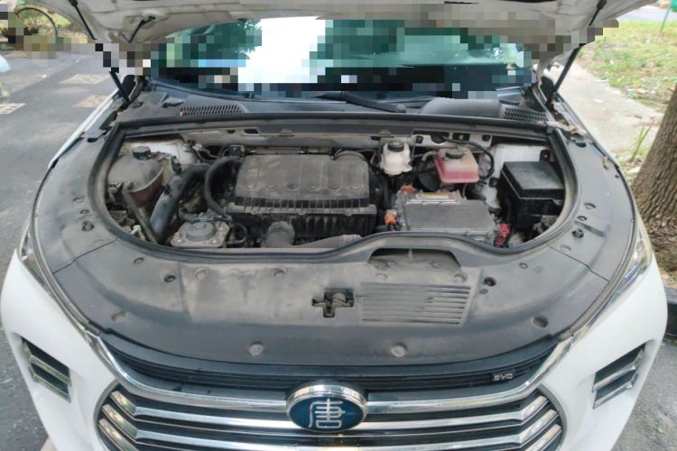 Used BYD Tang New Energy 2020 DM 2.0T Dual-Engine All-Wheel Drive Prestige 7-Seater China VI Standard Engine Bay