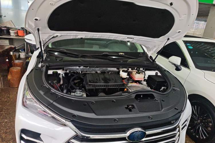 Used BYD Tang New Energy 2020 DM 2.0T Dual-Engine All-Wheel Drive Prestige 7-Seater China VI Standard Engine Bay