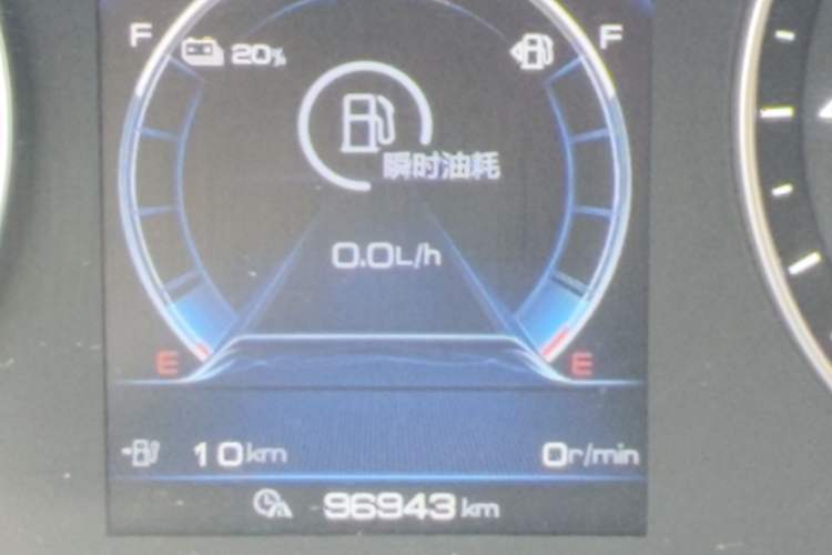 Used BYD Tang New Energy 2020 DM 2.0T Dual-Engine All-Wheel Drive Prestige 7-Seater China VI Standard Odometer Close Up