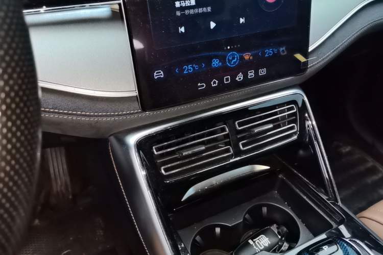 Used BYD Tang New Energy 2021 DM-i 112KM Prestige Model Audio And AC Panel