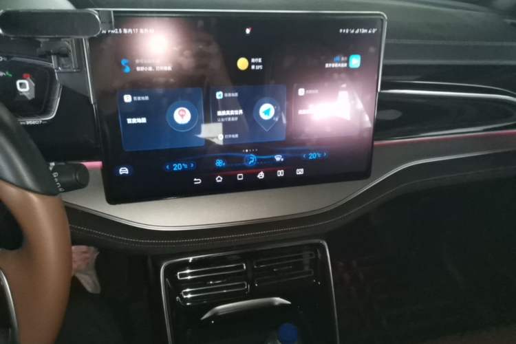 Used BYD Tang New Energy 2021 DM-i 112KM Prestige Model Audio And AC Panel