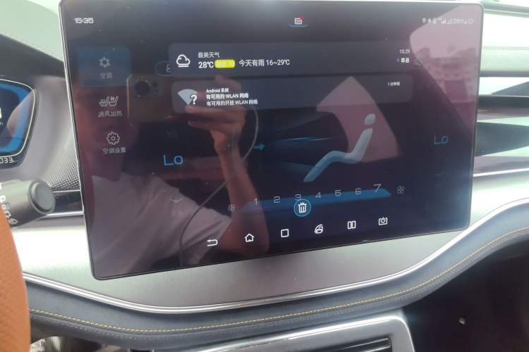 Used BYD Tang New Energy 2021 DM 2.0T Four-Wheel Drive Performance Edition Prestige Model Audio And AC Panel
