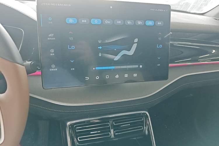Used BYD Tang New Energy 2021 DM-i 112KM Prestige Model Audio And AC Panel