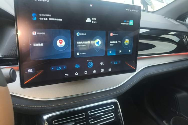 Used BYD Tang New Energy 2021 DM-i 112KM Prestige Model Audio And AC Panel