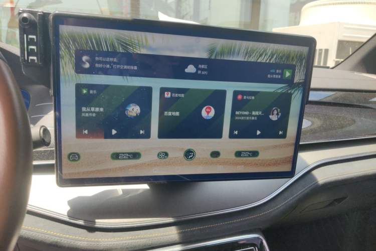 Used BYD Tang New Energy 2021 DM 2.0T Four-Wheel Drive High-Performance Flagship Model Audio And AC Panel