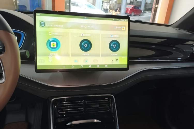 Used BYD Tang New Energy 2021 DM 2.0T Four-Wheel Drive Performance Edition Prestige Model Audio And AC Panel