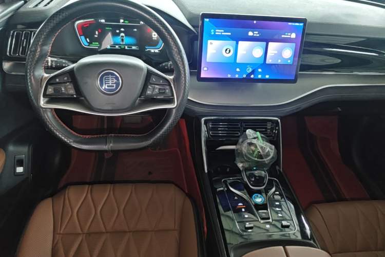 Used BYD Tang New Energy 2021 DM-i 112KM Prestige Model Center Console