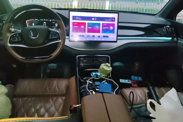 Used BYD Tang New Energy 2021 DM-i 112KM Prestige Model Center Console