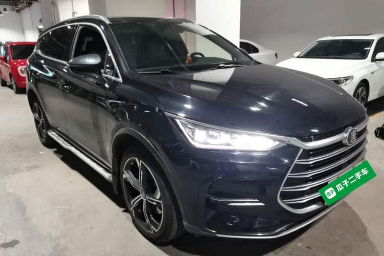 Used BYD Tang New Energy 2021 DM 2.0T Four-Wheel Drive Performance Edition Prestige Model Front Right 45 Deg