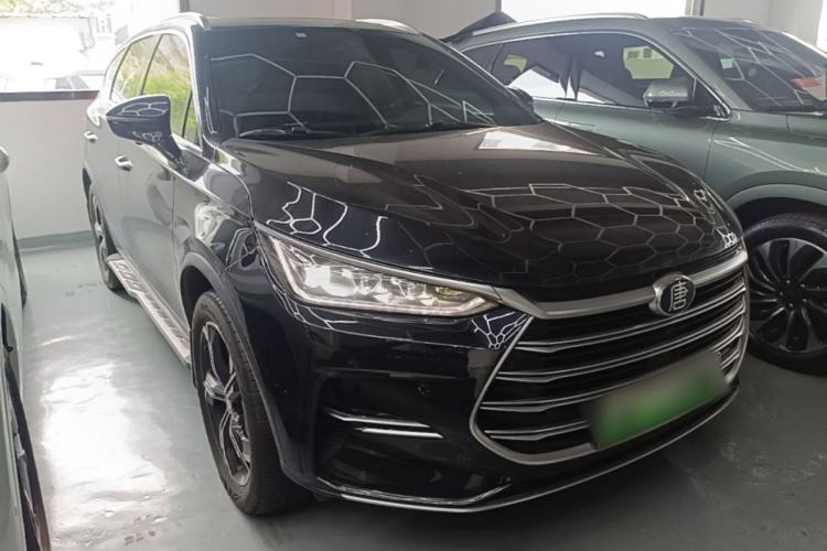 Used BYD Tang New Energy 2021 DM 2.0T Four-Wheel Drive High-Performance Luxury Model Front Right 45 Deg