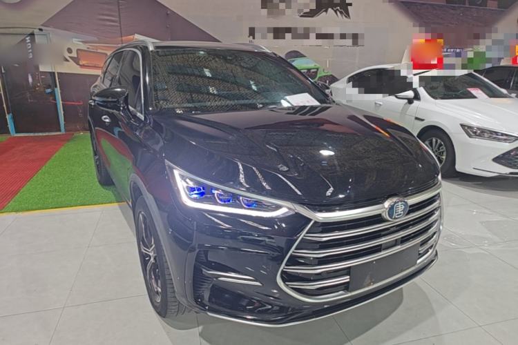 Used BYD Tang New Energy 2021 DM 2.0T Four-Wheel Drive High-Performance Luxury Model Front Right 45 Deg