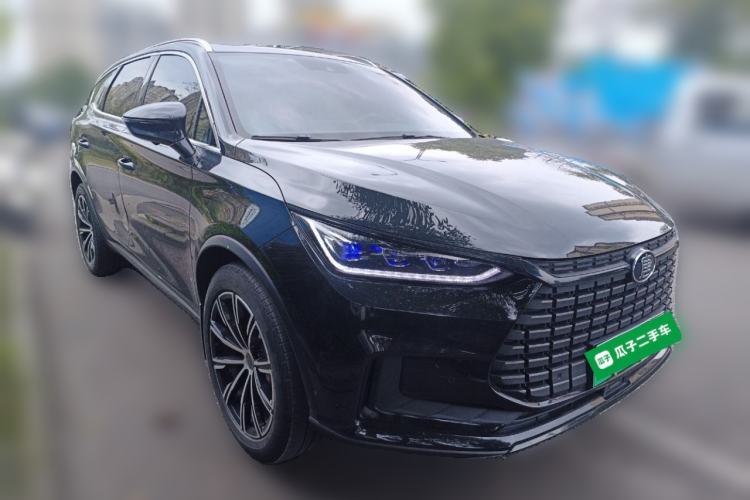 Used BYD Tang New Energy 2021 EV Four-Wheel Drive High-Performance Luxury Model Front Right 45 Deg