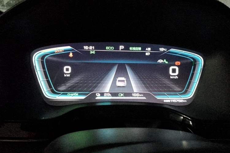 Used BYD Tang New Energy 2021 EV Long-Range Luxury Model Instrument Cluster